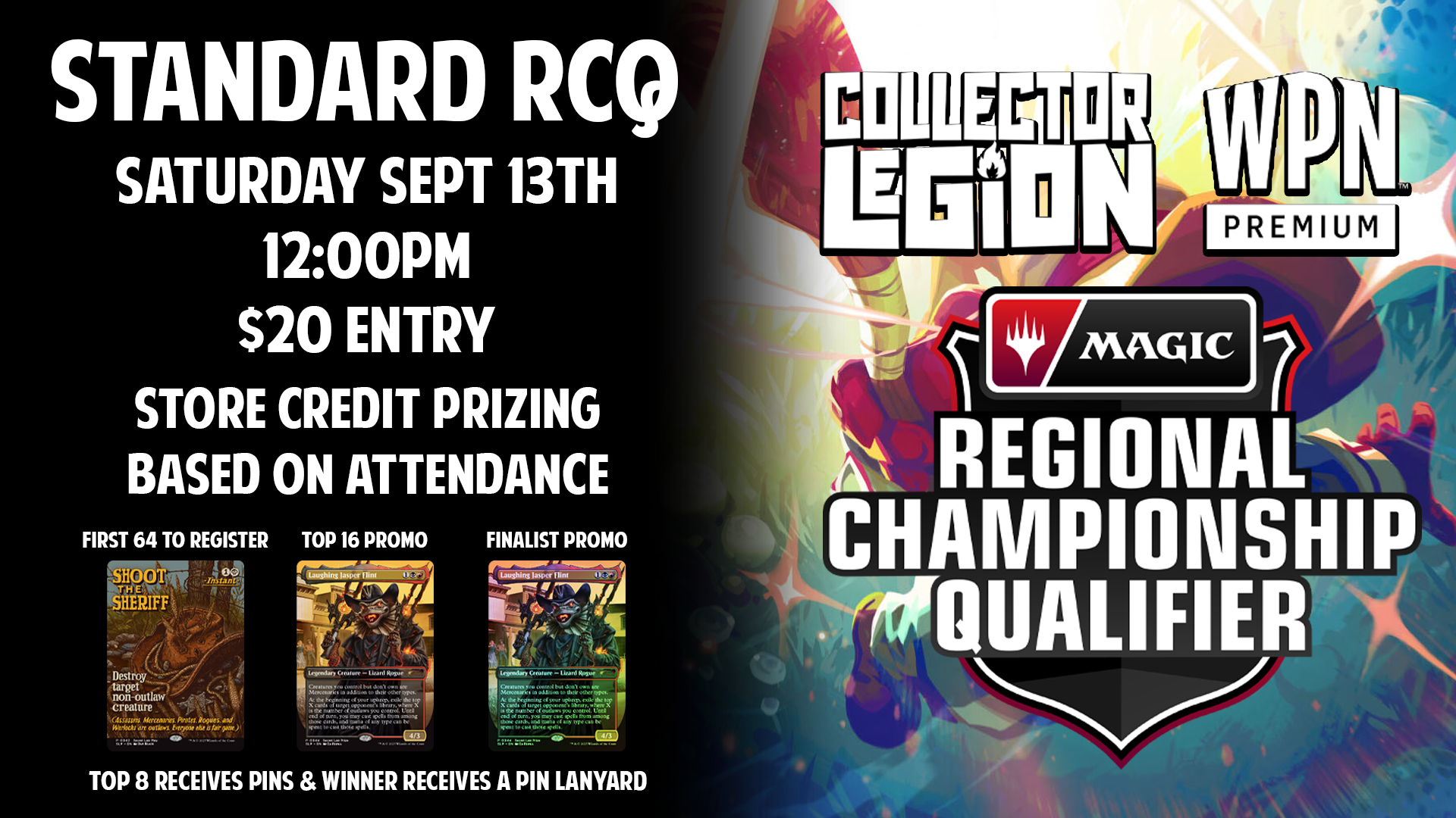 Standard RCQ - Saturday September 13th @ 12:00pm